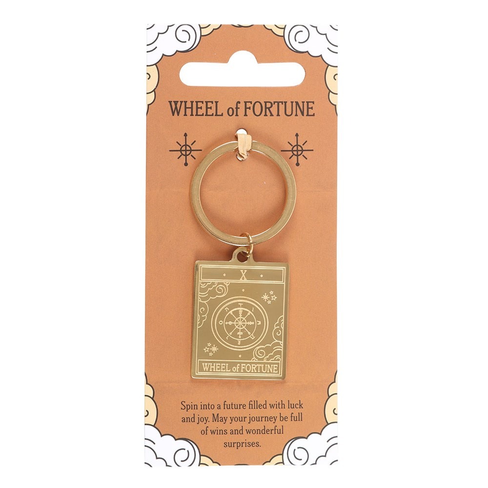 Something Different - The Wheel of Fortune Vintage Tarot Schlüsselring - Mehrfarben